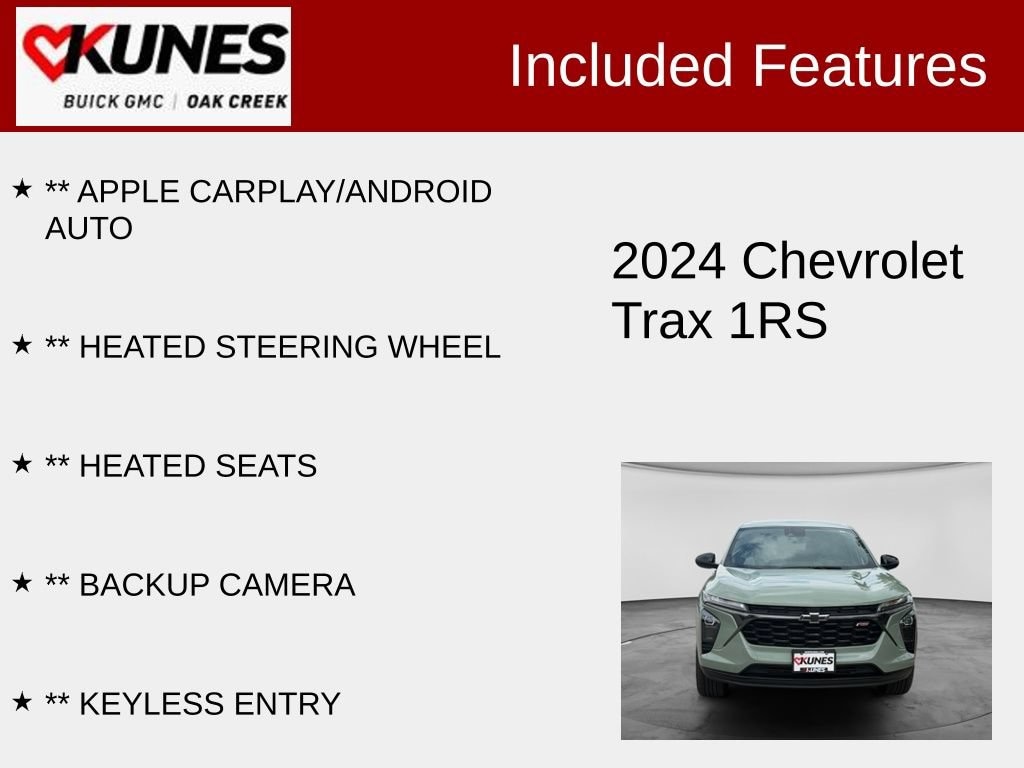 Used 2024 Chevrolet Trax 1RS SUV