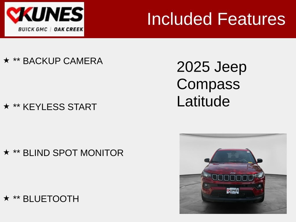 Used 2025 Jeep Compass Latitude SUV