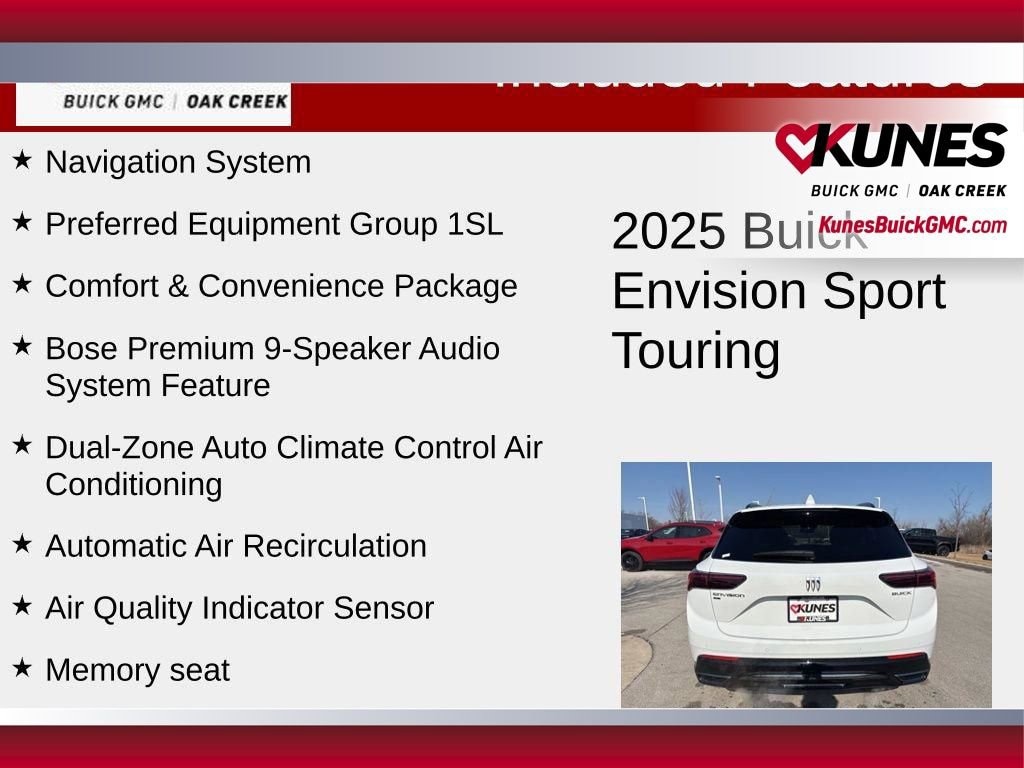New 2025 Buick Envision Sport Touring SUV
