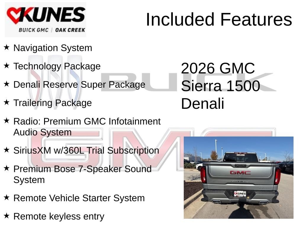 New 2026 GMC Sierra 1500 Denali Truck