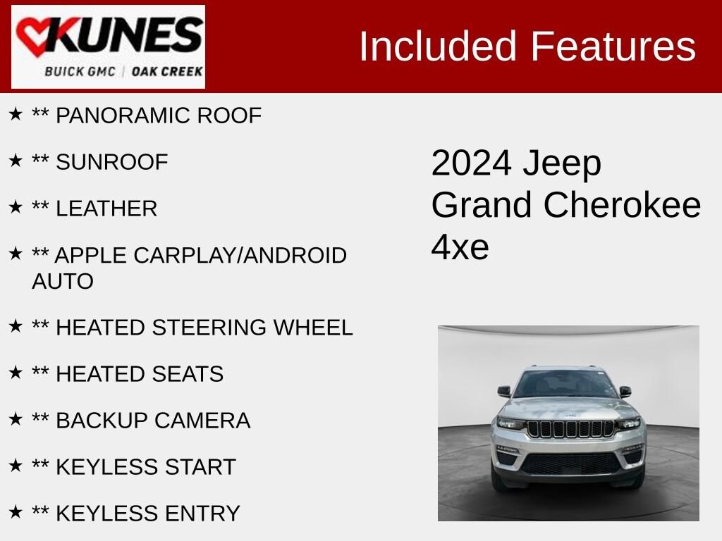 Used 2024 Jeep Grand Cherokee 4xe Base SUV