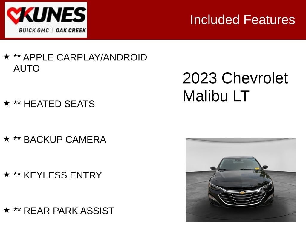 Used 2023 Chevrolet Malibu 1LT Sedan