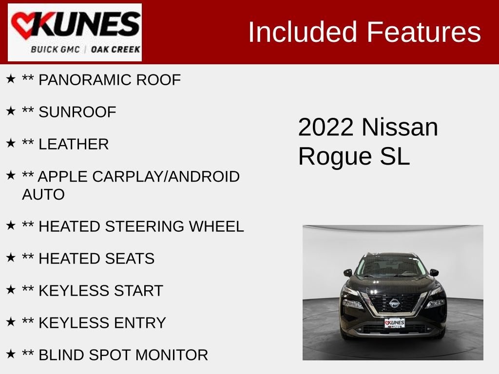 Used 2022 Nissan Rogue SL SUV