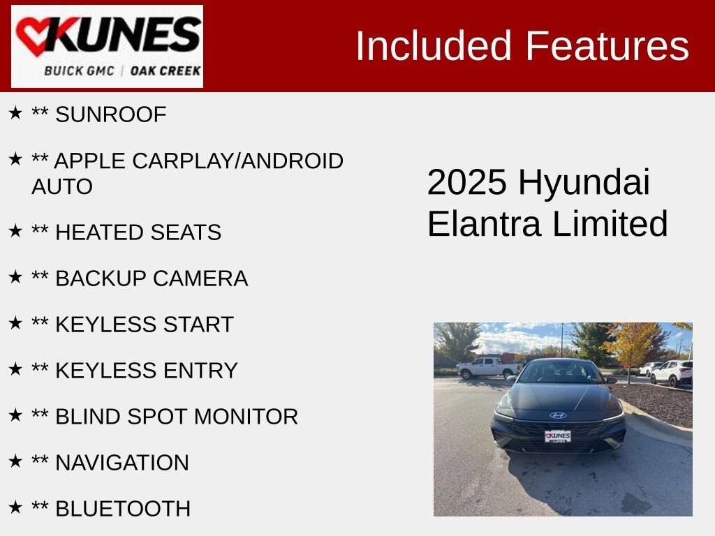 Used 2025 Hyundai Elantra Limited Sedan