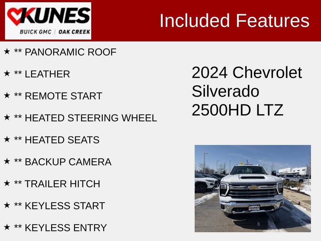 Used 2024 Chevrolet Silverado 2500 HD LTZ Truck Crew Cab
