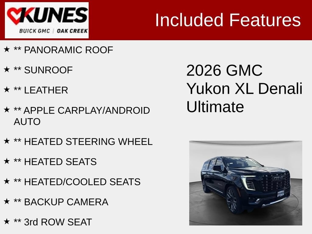 Used 2026 GMC Yukon XL Denali Ultimate SUV