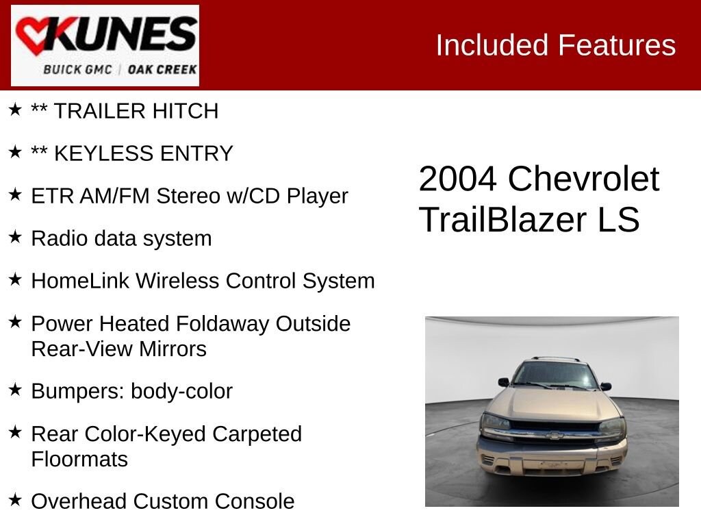 Used 2004 Chevrolet TrailBlazer SUV
