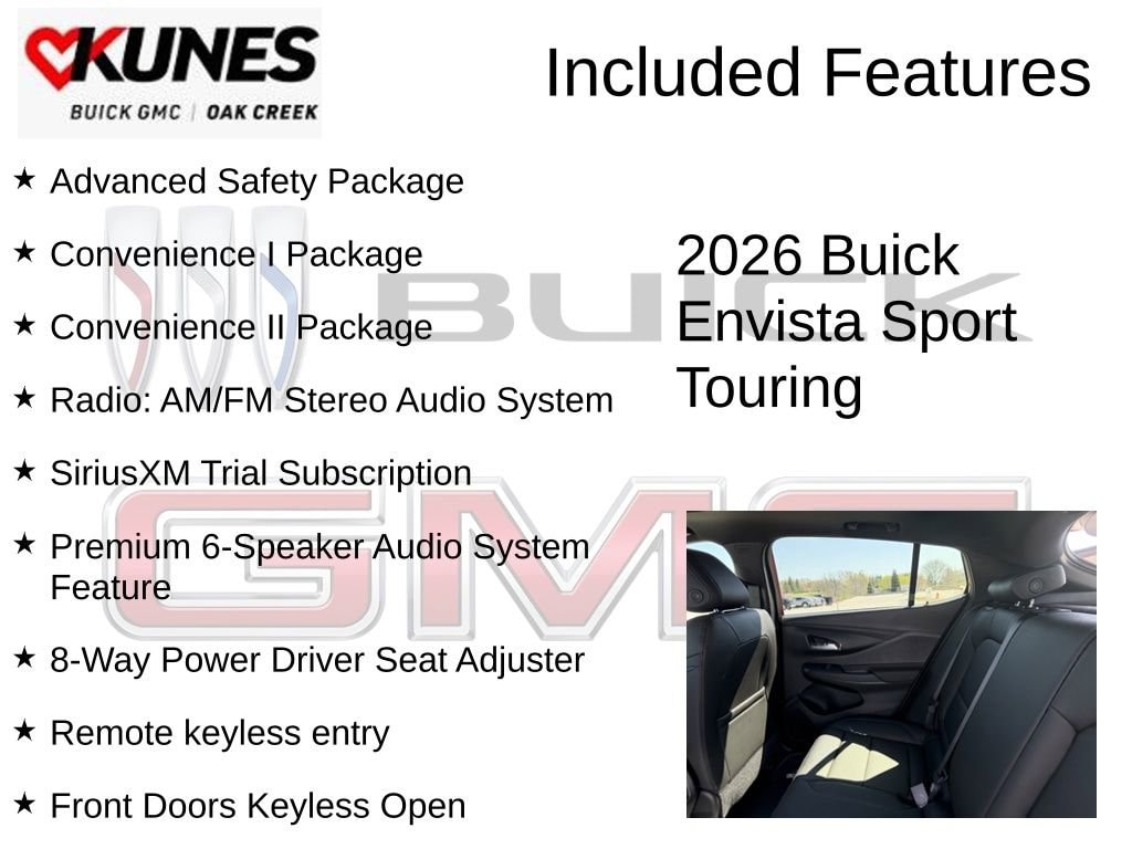 New 2026 Buick Envista Sport Touring SUV