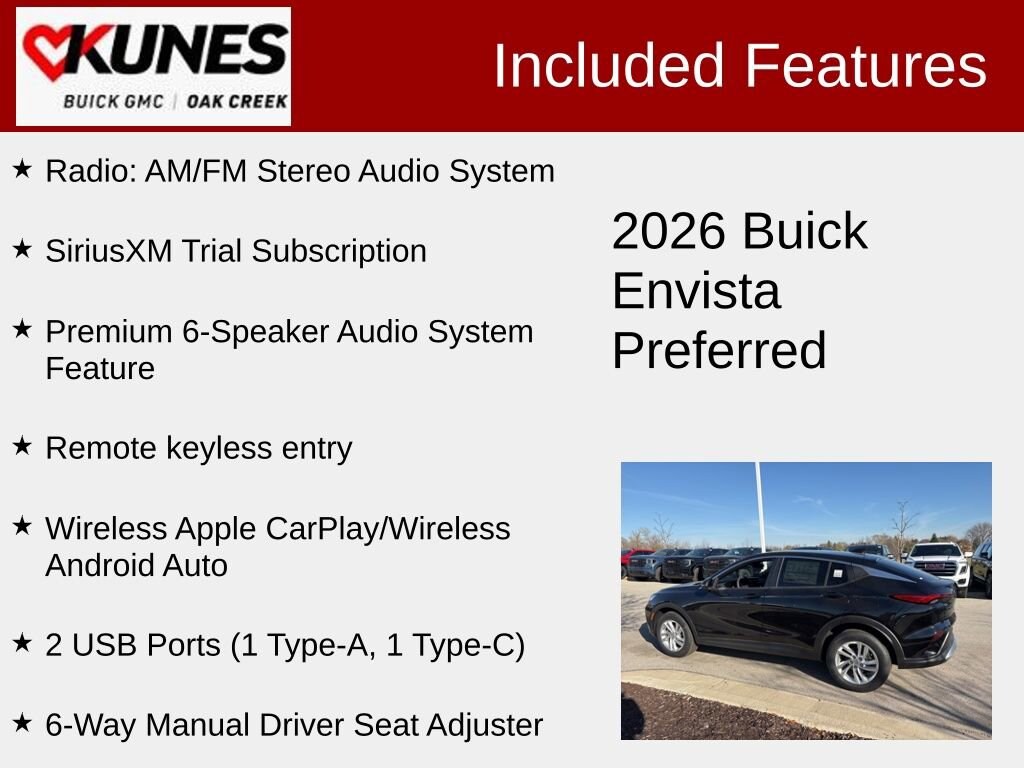 New 2026 Buick Envista Preferred SUV