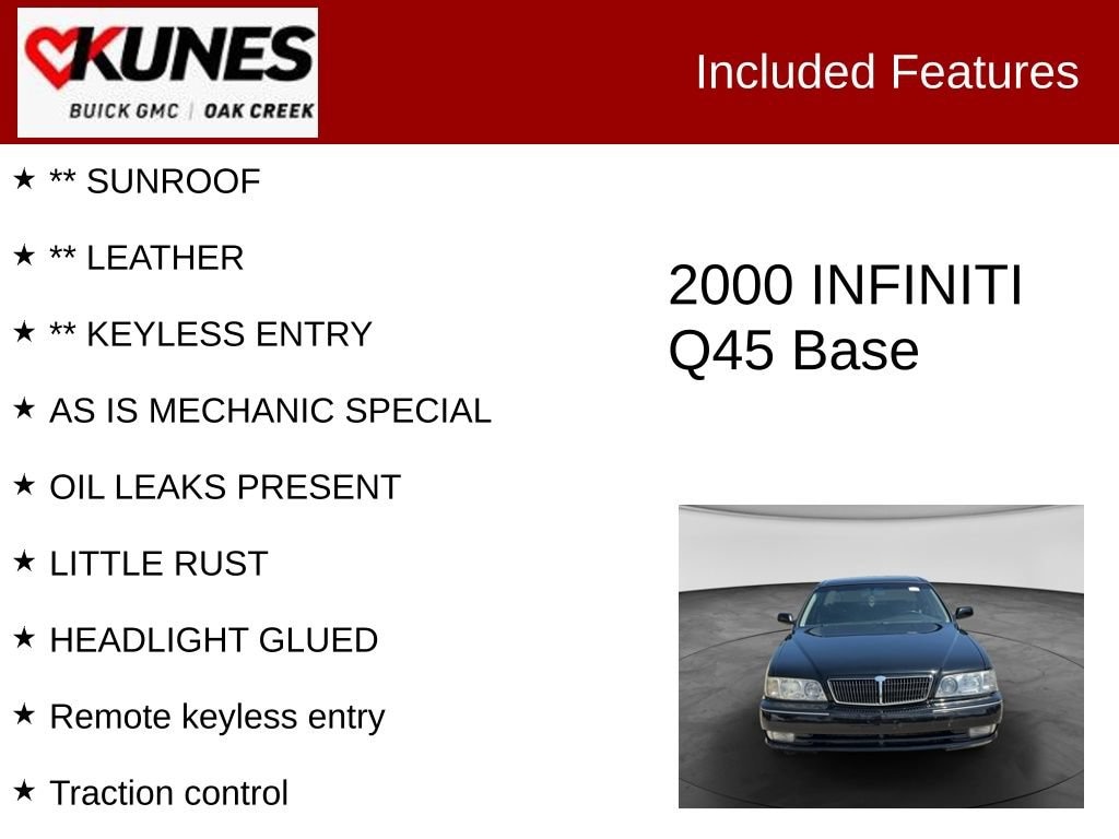 Used 2000 INFINITI Q45 Base Sedan