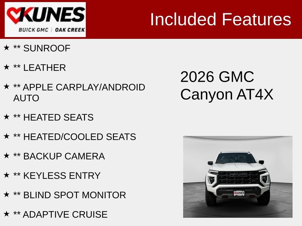 Used 2026 GMC Canyon AT4X Truck Crew Cab
