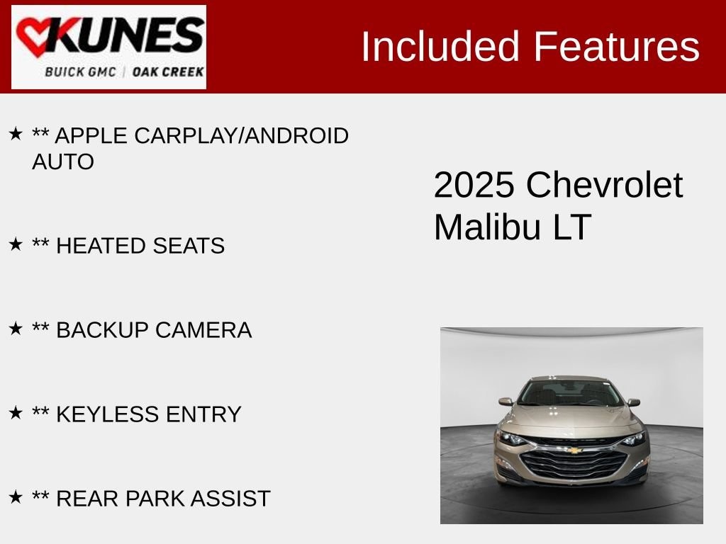 Used 2025 Chevrolet Malibu 1LT Sedan