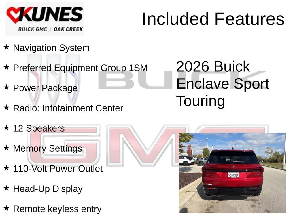 New 2026 Buick Enclave Sport Touring SUV