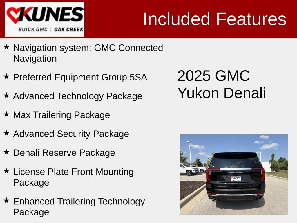 New 2025 GMC Yukon Denali SUV