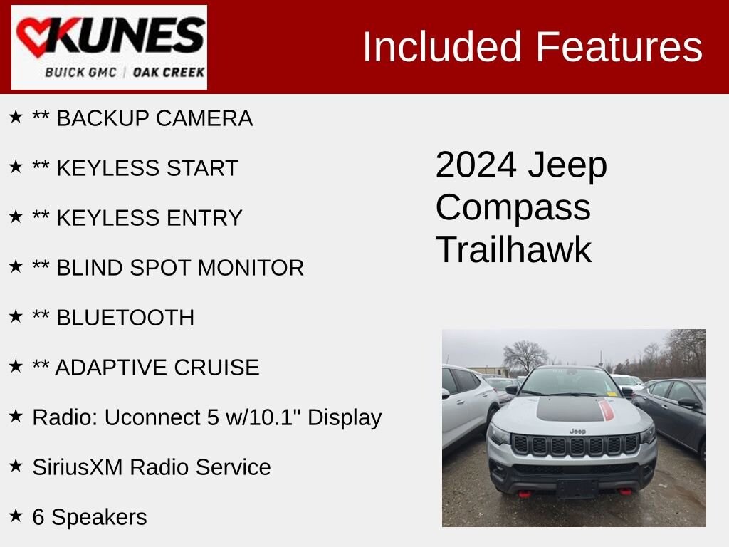 Used 2024 Jeep Compass Trailhawk SUV