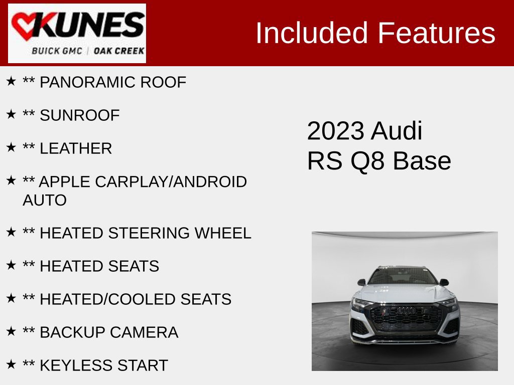 Used 2023 Audi RS Q8 4.0T SUV