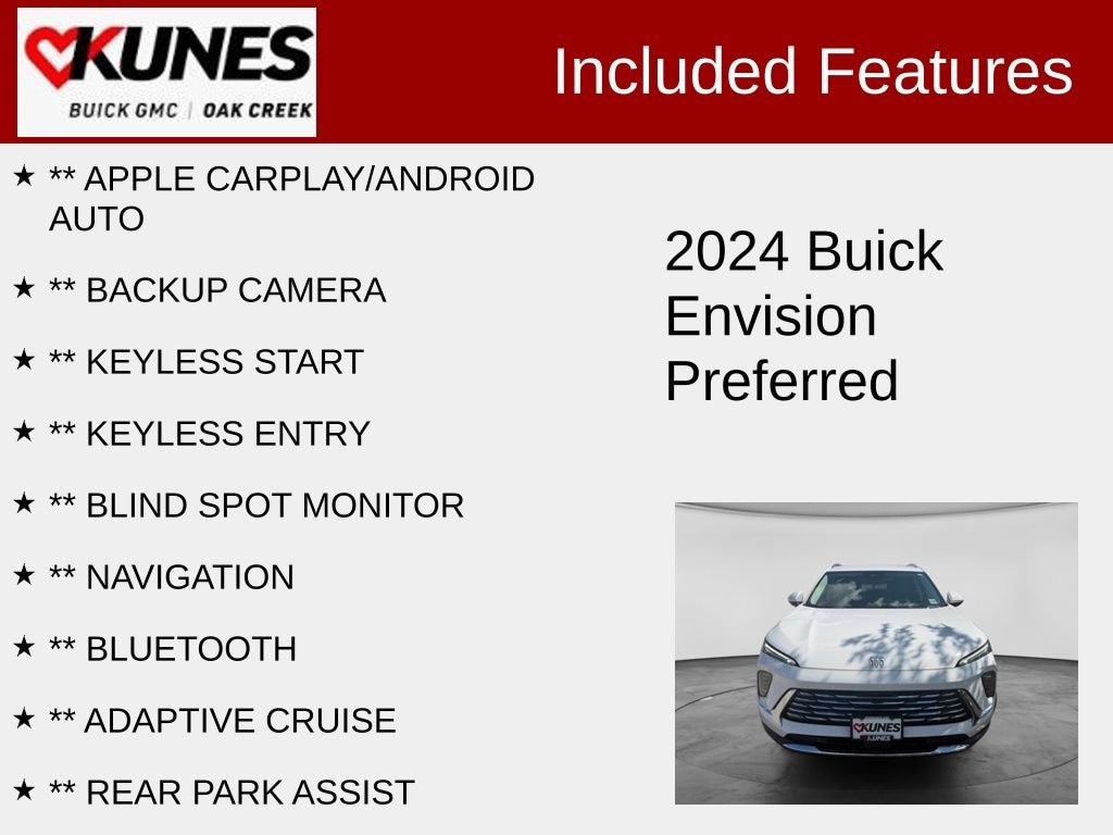 Used 2024 Buick Envision Preferred SUV