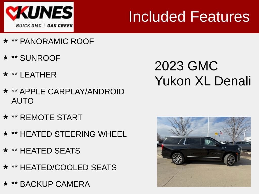Used 2023 GMC Yukon XL Denali SUV