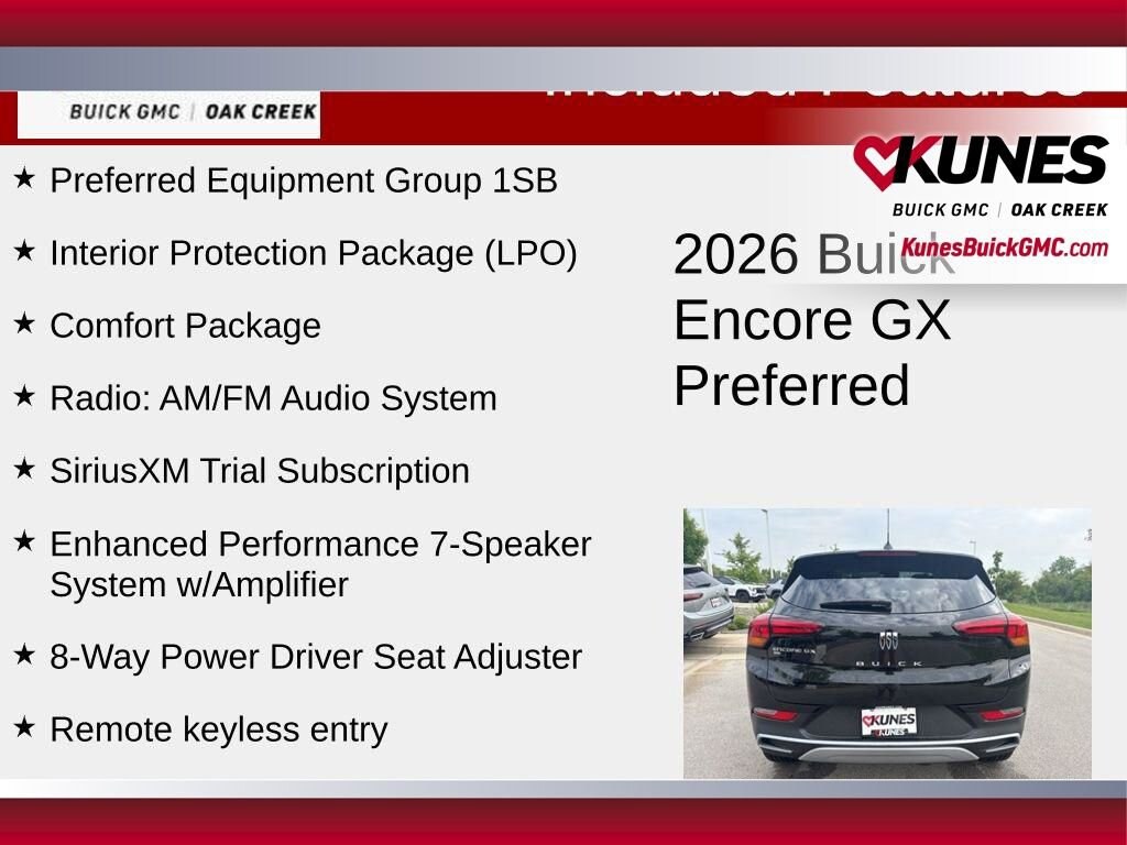 New 2026 Buick Encore GX Preferred SUV