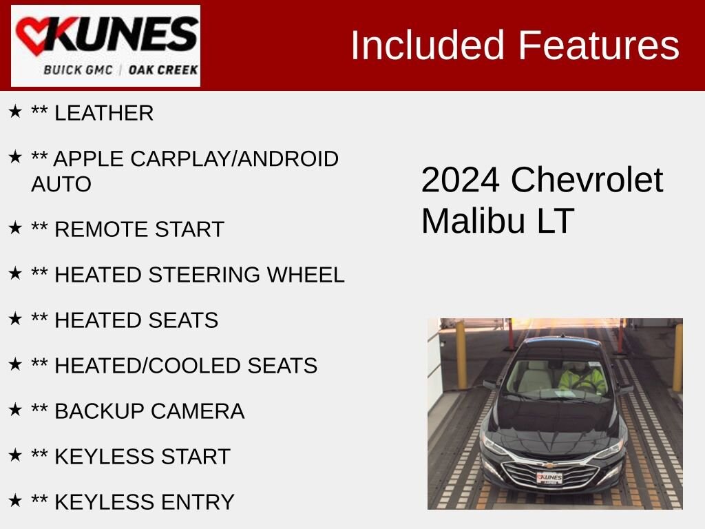 Used 2024 Chevrolet Malibu 2LT Sedan