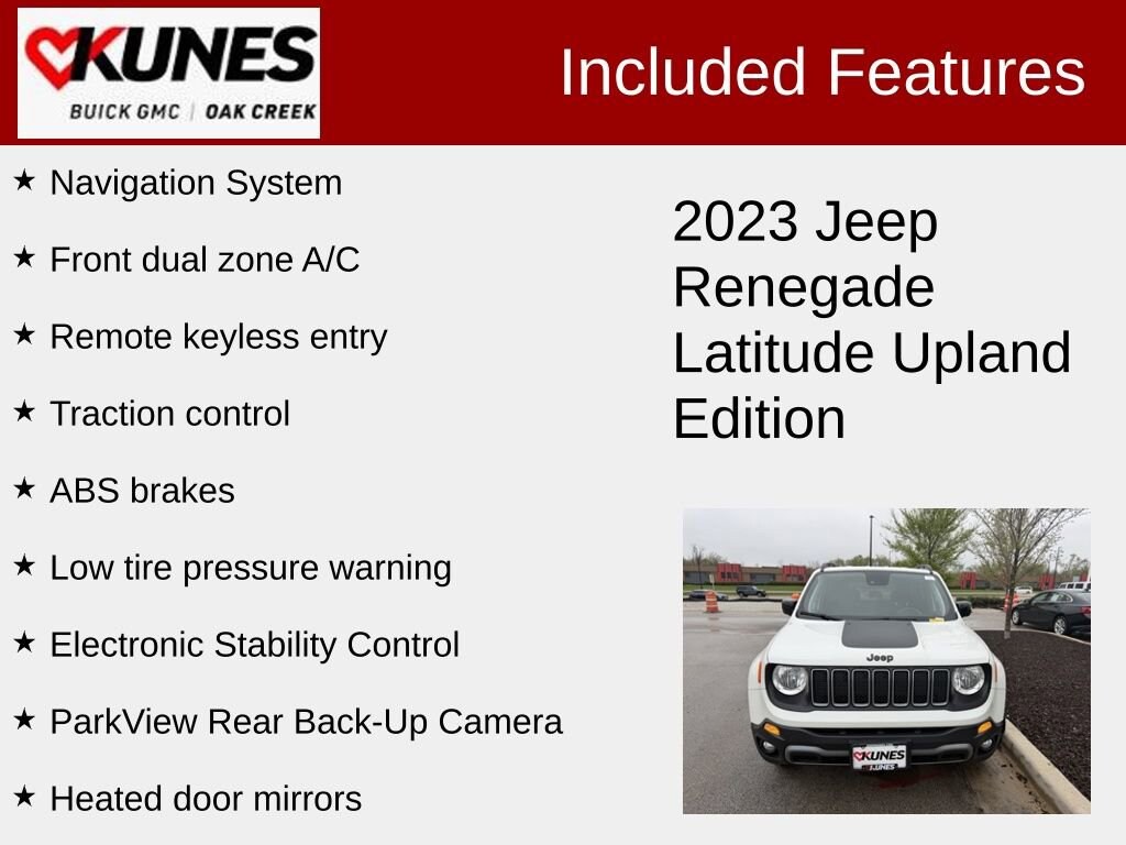 Used 2023 Jeep Renegade Latitude SUV