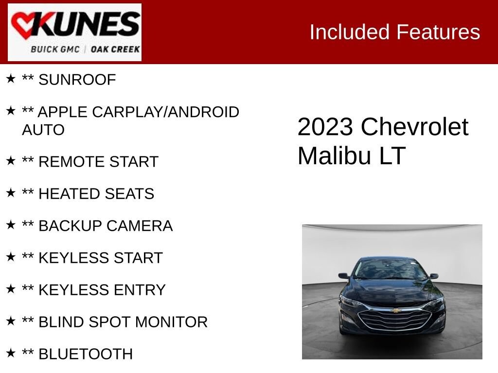 Used 2023 Chevrolet Malibu 1LT Sedan