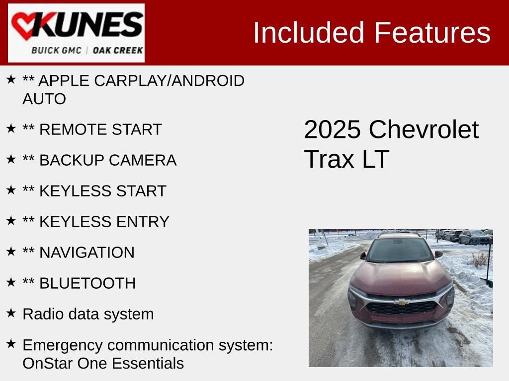 Used 2025 Chevrolet Trax LT SUV