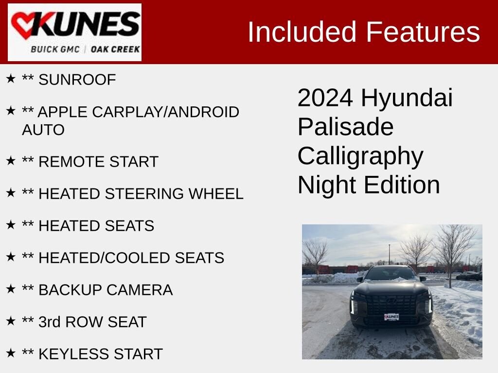 Used 2024 Hyundai Palisade Calligraphy Night Edition SUV
