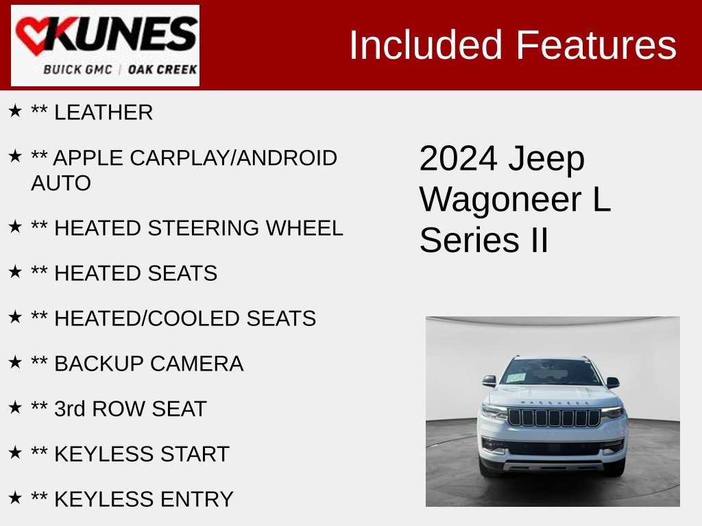 Used 2024 Jeep Wagoneer L Series II SUV