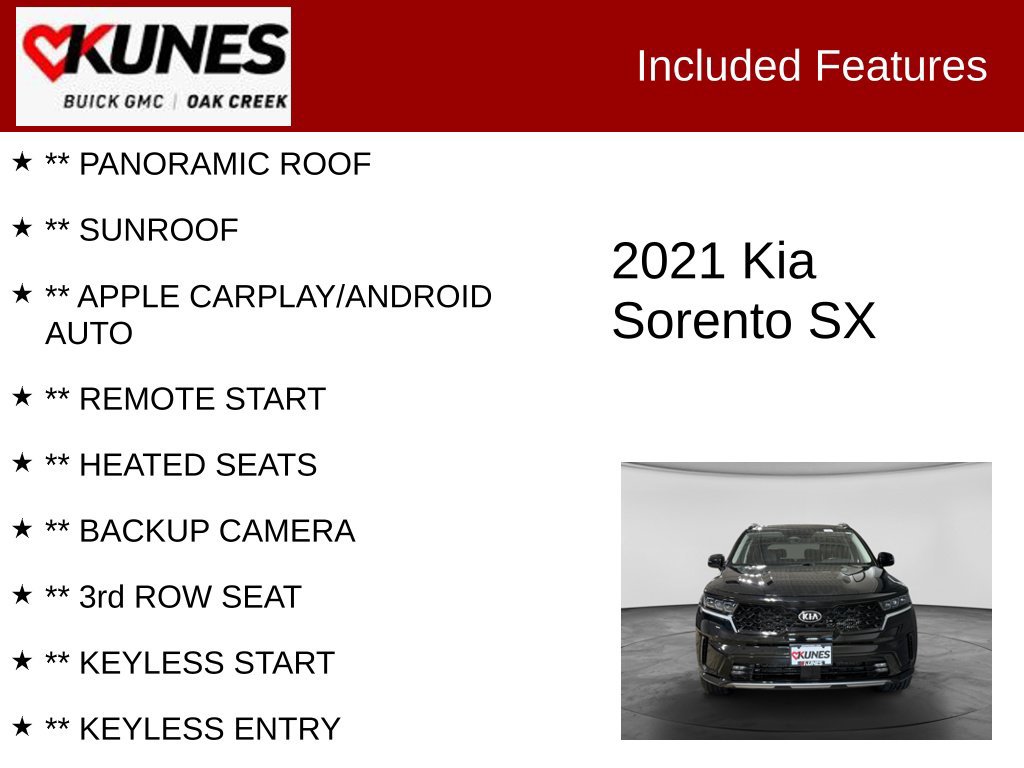 Used 2021 Kia Sorento SX SUV