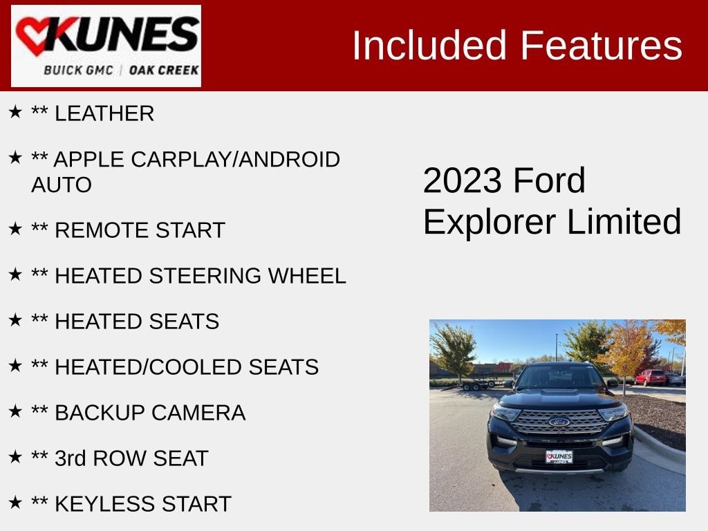 Used 2023 Ford Explorer Limited SUV