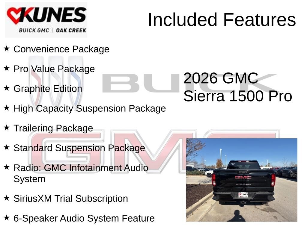 New 2026 GMC Sierra 1500 Pro Truck