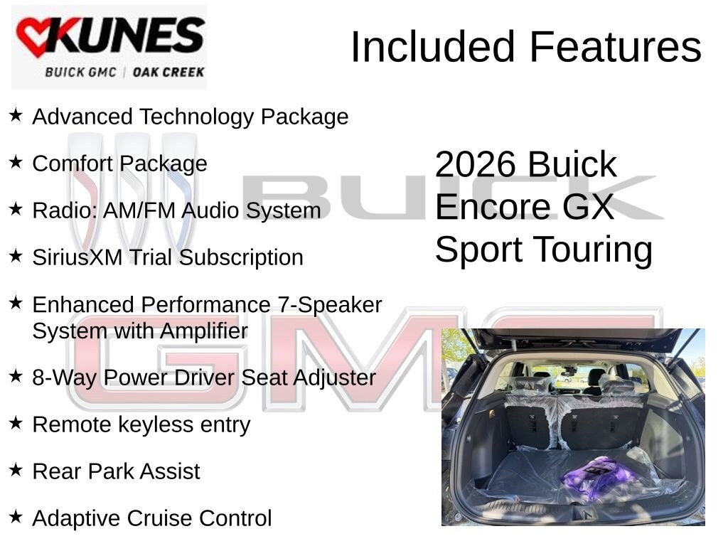 New 2026 Buick Encore GX Sport Touring SUV