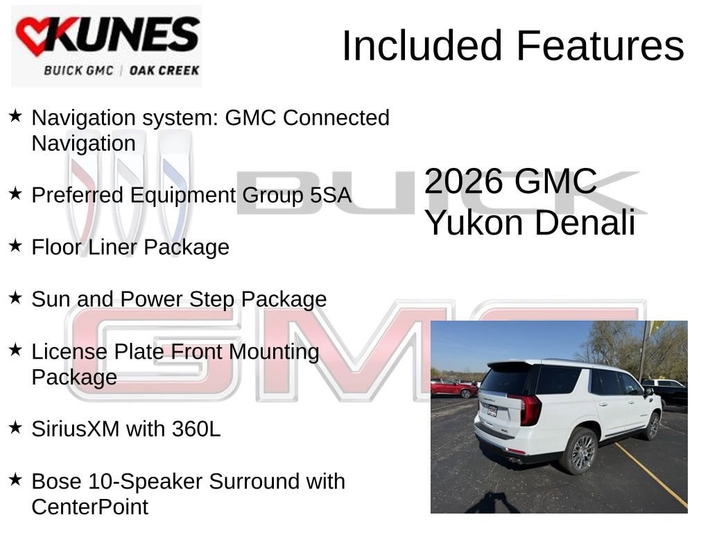 New 2026 GMC Yukon Denali SUV