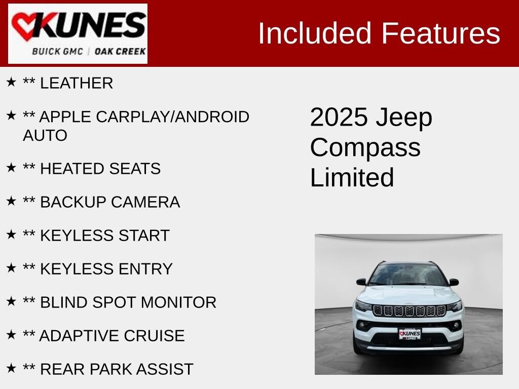 Used 2025 Jeep Compass Limited SUV