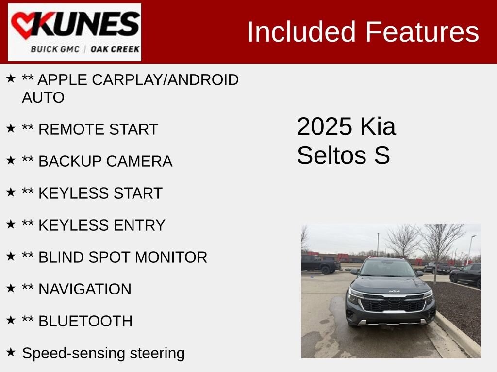 Used 2025 Kia Seltos S SUV