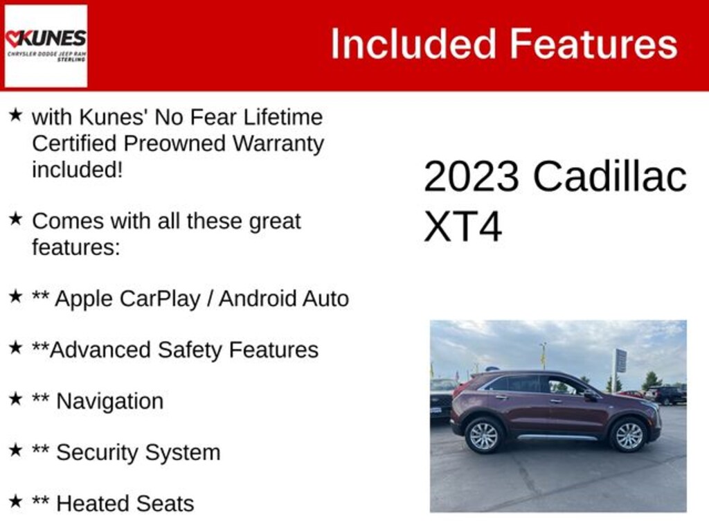Used 2023 Cadillac XT4 Premium Luxury SUV