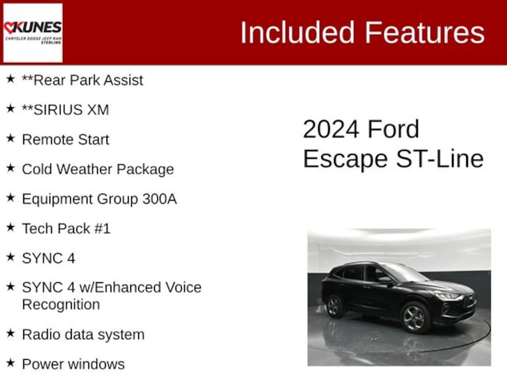 Used 2024 Ford Escape ST-Line SUV