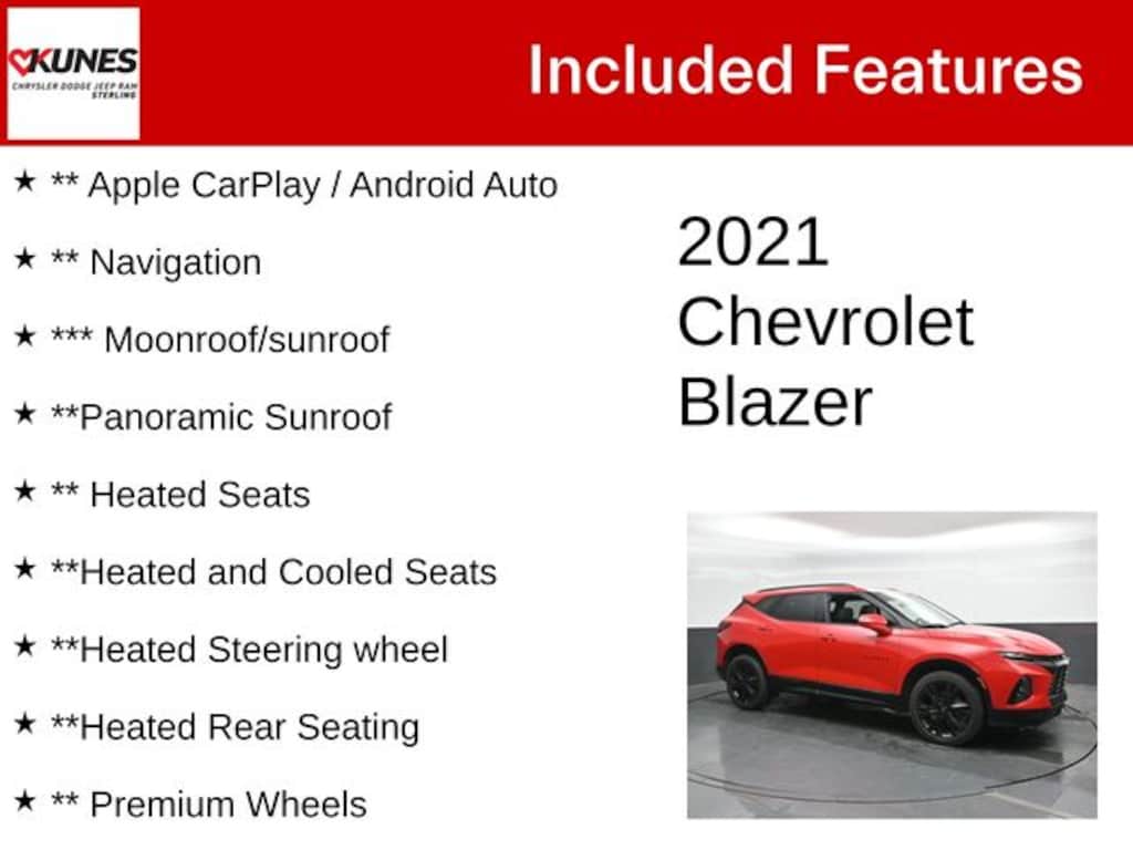 Used 2021 Chevrolet Blazer RS SUV