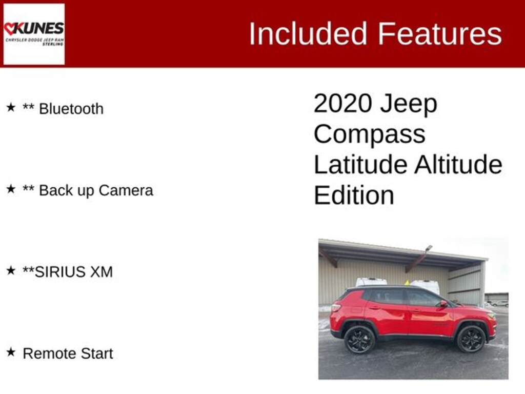 Used 2020 Jeep Compass Altitude SUV