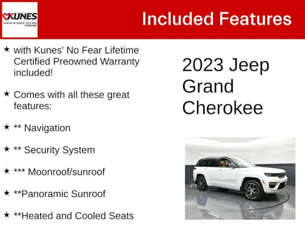 Used 2023 Jeep Grand Cherokee Summit Reserve SUV