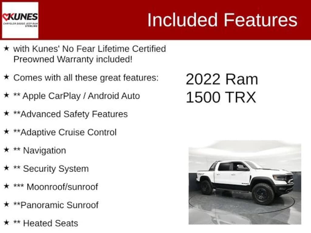Used 2022 Ram 1500 TRX Truck