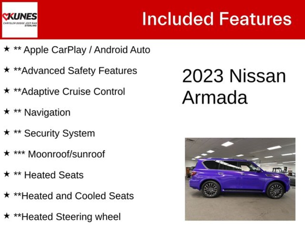 Used 2023 Nissan Armada Platinum SUV