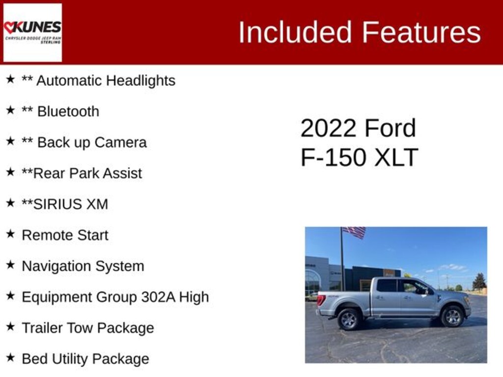 Certified 2022 Ford F-150 XLT Truck