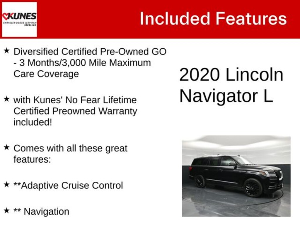 Certified 2020 Lincoln Navigator L Reserve SUV