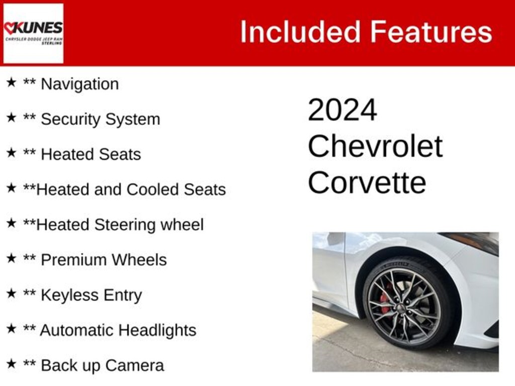 Used 2024 Chevrolet Corvette Stingray 3LT Coupe