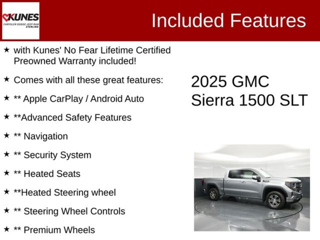 Used 2025 GMC Sierra 1500 SLT Truck
