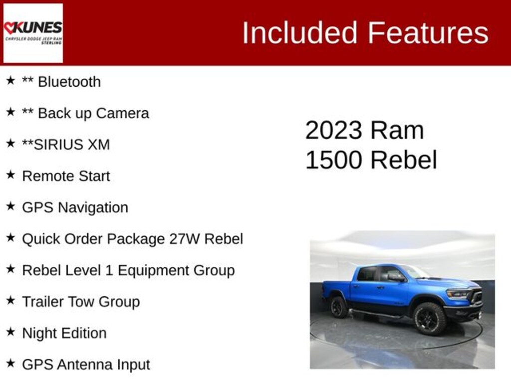 Used 2023 Ram 1500 Rebel Truck