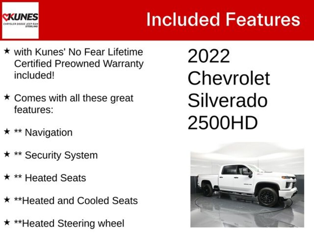 Used 2022 Chevrolet Silverado 2500HD LTZ Truck