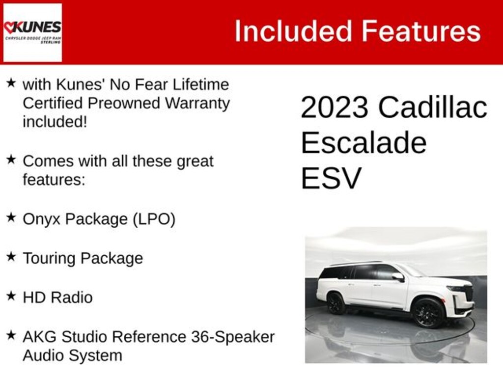 Used 2023 Cadillac Escalade ESV Sport Platinum SUV